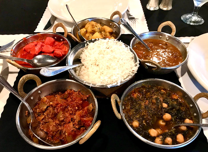 Indian Lunch Table Feast Shreveport